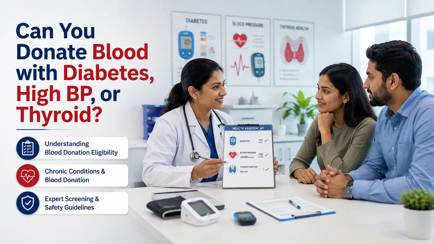 Can You Donate Blood with Diabetes, High BP, or Thyroid?